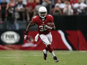 RB Andre Ellington of the Arizona Cardinals runs the ball against Detroit on September 15, 2013