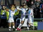 Steve Mounie celebrates getting the Terriers' second during the Premier League game between Huddersfield Town and Bournemouth on February 11, 2018