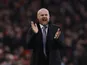 Burnley manager Sean Dyche reacts on January 23, 2022