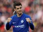 Alvaro Morata celebrates scoring for Chelsea on September 23, 2017