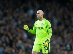 Caballero hails "lucky" penalty save