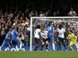 Chelsea midfielder Oscar scores against Spurs on May 8, 2013