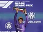 Mercedes driver Kimi Antonelli after winning the Miami Grand Prix on May 3, 2026.
