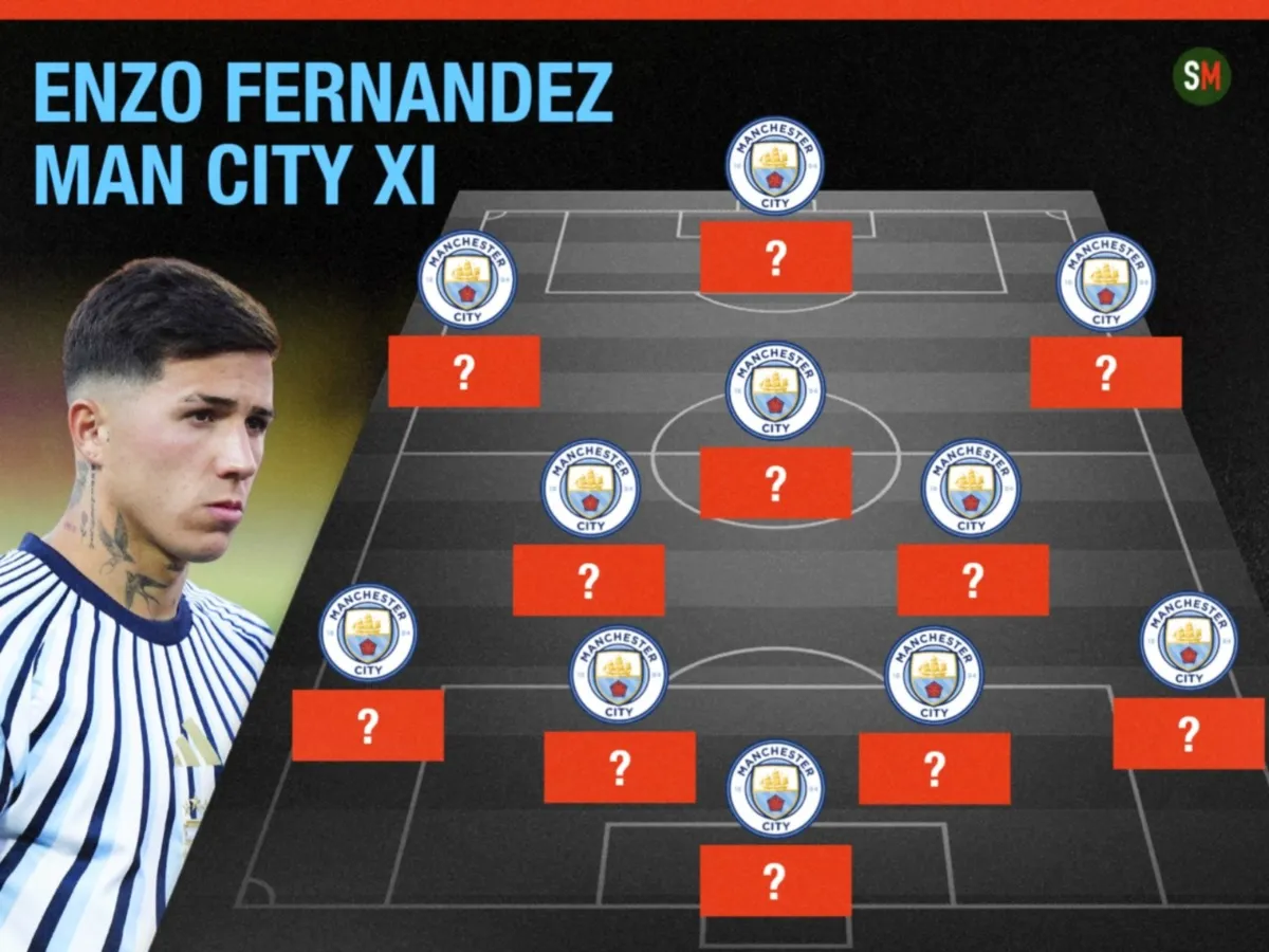 Enzo Fernandez: Three ways Man City could line up with £125m signing under Enzo Maresca