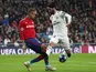 Real Madrid's Isco in action with CSKA Moscow's Rodrigo Becao on December 12, 2018.