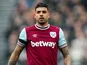 West Ham United's Emerson Palmieri pictured on February 15, 2025