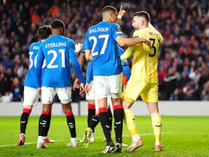Kelly to the rescue: Keeper stars as 10-man Rangers keep Europa dream alive