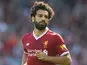 Mohamed Salah in action during the Premier League game between Liverpool and Crystal Palace on August 19, 2017