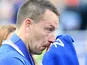 John Terry gets emotional during the Premier League game between Chelsea and Sunderland on May 21, 2017