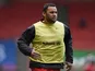Renowned heterosexual Billy Vunipola warms up for Saracens on April 13, 2019