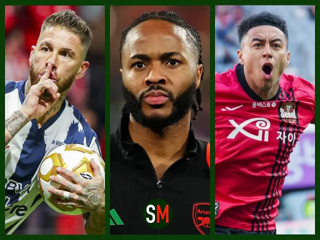 20 free agents available for transfer including Sterling, Ramos, Lingard