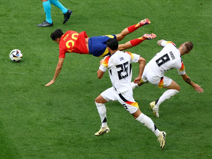 Another injury setback? Pedri forced off during Spain Euro 2024 quarter-final