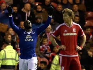 Everton brush aside Middlesbrough