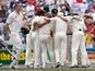 Australia celebrate winning back the Ashes in 2006