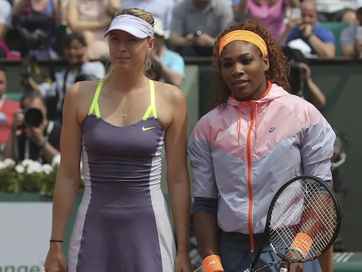 Sharapova, Williams attend WTA celebration