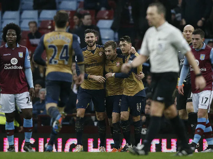 Aston Villa 0-2 Arsenal