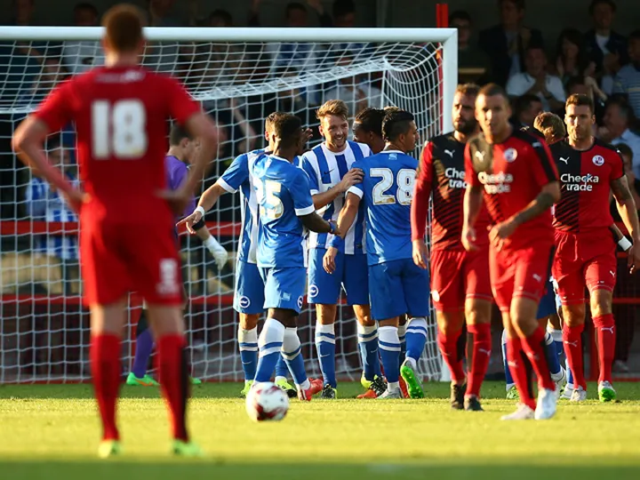 Brighton blitz downs Crawley Town