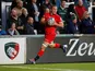 Saracens' Ben Earl scores their third try against Leicester on October 27, 2019