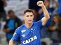 Thiago Neves celebrates scoring for Cruzeiro on May 23, 2018