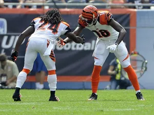 Bengals WR AJ Green celebrates a touchdown against Chicago on September 8, 2013