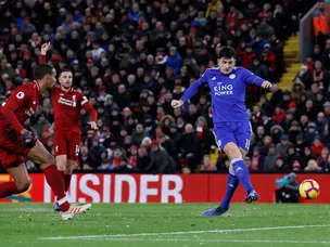 Title-chasing Liverpool held at home by Leicester