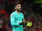 Hugo Lloris in action for Spurs on October 1, 2019