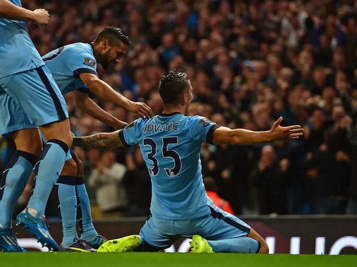 Jovetic at the double for the champions