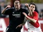 Monaco's Jerome Rothen and Real Madrid's Zinedine Zidane pictured on April 6, 2004