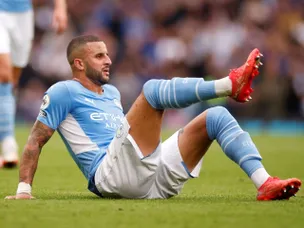 Man City's Kyle Walker a doubt for Man United clash