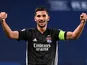 Houssem Aouar pictured for Lyon in August 2020