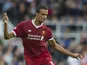 Liverpool defender Joel Matip in action during his side's Premier League clash with Newcastle United at St James' Park on October 1, 2017