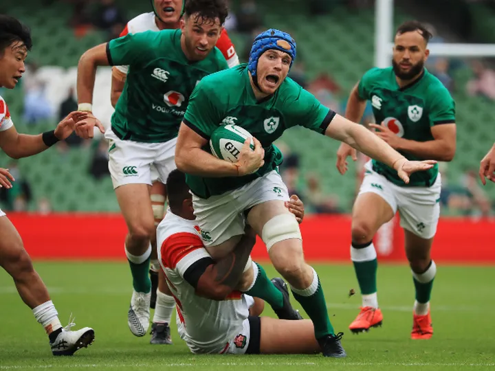 Ireland edge out Japan as fans return to Aviva Stadium
