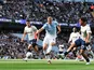 Erling Haaland in action for Man City
