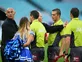 Officials injured after crowd trouble