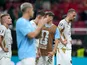 Players of the Czech Republic react after a defeat