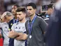 Mikel Arteta looks dejected after Arsenal's Champions League final defeat on May 30, 2026