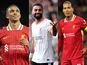 Trent Alexander-Arnold Mohamed Salah Virgil van Dijk collage