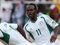 Nigeria's Victor Moses in action during the Africa Cup of Nations on January 25, 2013