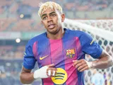 Barcelona's Lamine Yamal on August 4, 2025