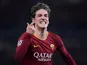 Nicolo Zaniolo celebrates scoring for Roma in their Champions League clash with Porto on February 12, 2019