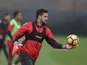 Adam Federici in action during a Bournemouth training session on November 23, 2016