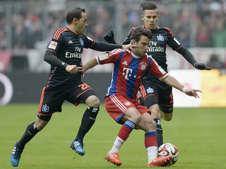 Bayern cruising against Hamburger SV