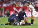 Saul Niguez of Sevilla FC injury on September 24, 2024
