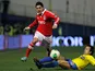 Benfica's Enzo Perez in action on January 6, 2013