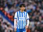 Brighton's Kaoru Mitoma pictured in March 2025