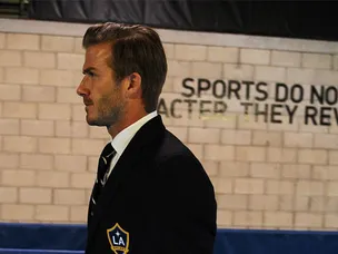Beckham "sad" to leave