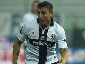 Cristian Rodriguez for Parma on February 11, 2015