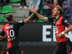 Rennes put six past lowly Evian
