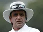 Umpire Asad Rauf looks-on as rain falls during day four of the Second Test match between New Zealand and England on March 17, 2013