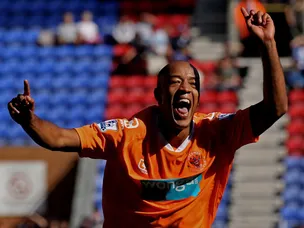 Blackpool leading at Scunthorpe United